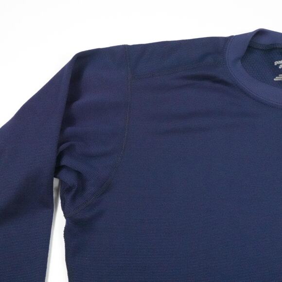 Patagonia Capilene Shirt‎ Mens Medium Blue Long Sleeve Base Layer Performance - Picture 6 of 15